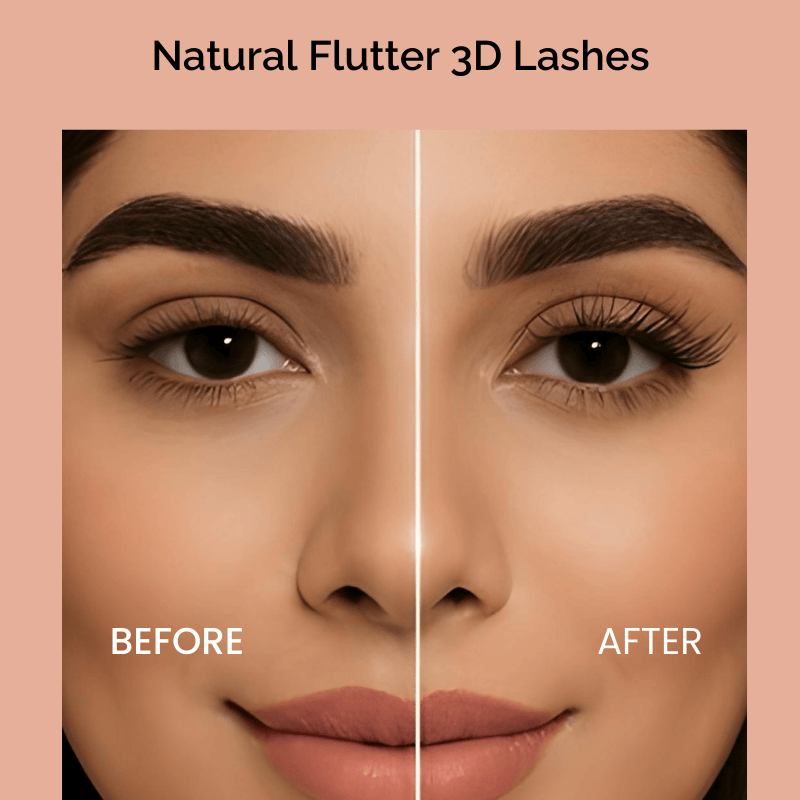 Natural Flutter 3D Lashes x5